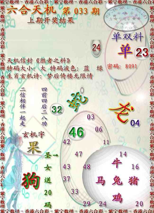 033期天机报[图]